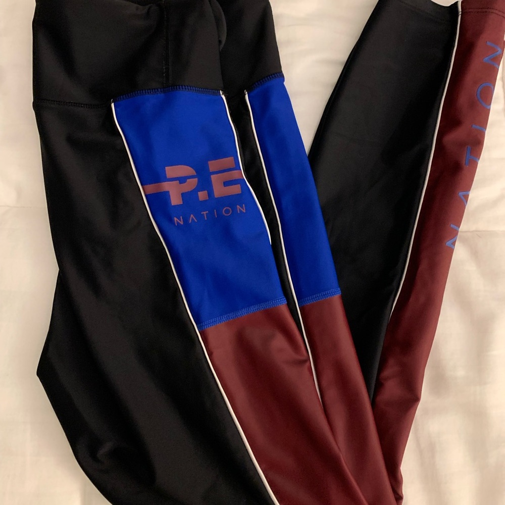 PE NATION Limits Legging Black/maroon